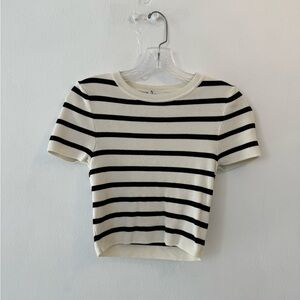 Zara cropped sweater top
